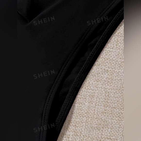 NWOT High Cut Cheeky Bikini Bottom - Picture 3 of 3